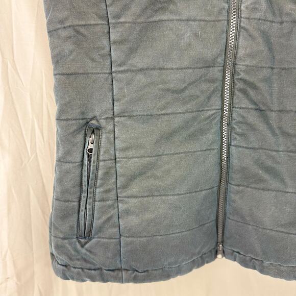 NWT Outback Trading Co Puffer Vest Women's Small Navy Blue Aspen Aztec 29820 - Picture 3 of 8